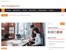 Tablet Screenshot of fdvtechnology.net